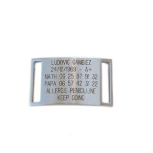 Le Baroudeur ou Tendance - Plaque vendue seule