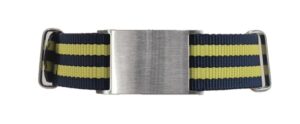 Coloris Marine / Jaune rayé