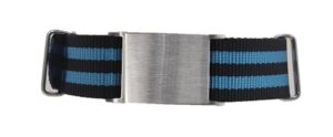 Coloris Noir / Bleu azur